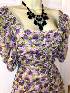 Zara Floral Bodycon Dress