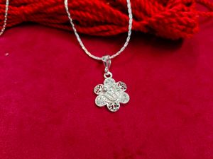 Silver Om Pendant