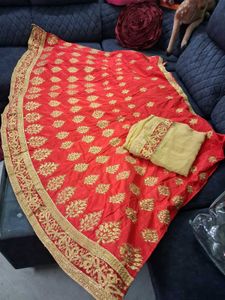 Red & Gold Lehanga Choli
