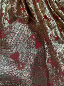 Red &amp; Gold gharara ( free size)