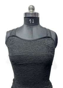 Lace Black Tank Top