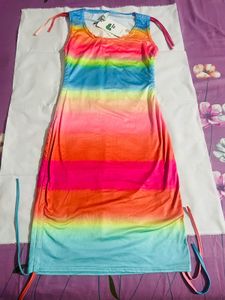 Rainbow 🌈 Dress For Party 🥳