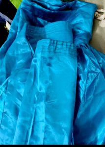 vintage blue salwar semi patiyala