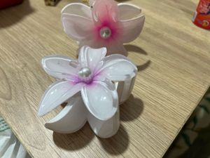 Trendy Flower Hair Clucther/claw Clip