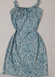 Shein Milkmaid Floral Print Mini Dress