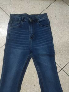 Dark Blue Bootcut Jeans