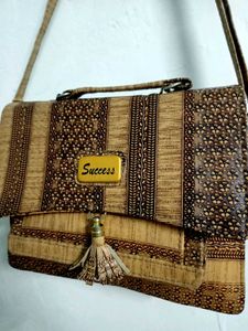 Pure Leather Sling Bag 🤎