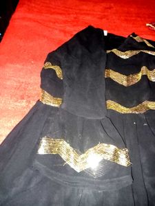 For Girls Black Frohk Dress