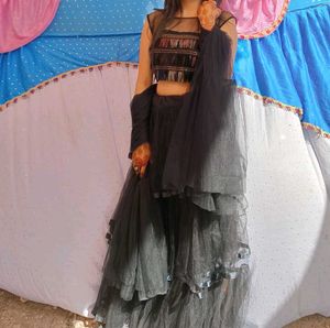 Elegant Black Lehenga Choli