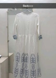 Elegant White Kurta And Dupatta Set
