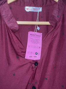 Moon Touch Star Print Blouse