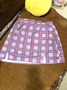 cute Korean purple mini skirt for women🌙that make