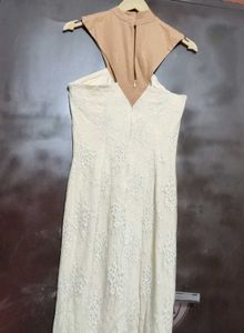 Cream Color Dress For Girl Or Women 32 Bust