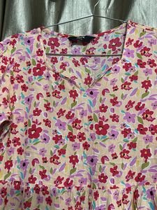 Floral Print Mini Dress