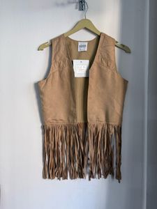 Suede Fringe Jacket
