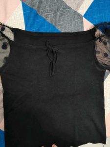 Urbanic Brand Chic Black Top Small Size