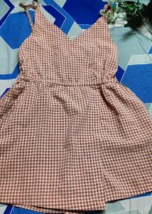Gingham Romper
