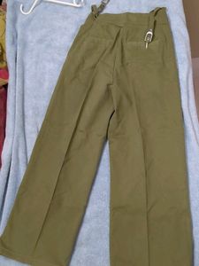 Korean Olive Green Cargo Pant New
