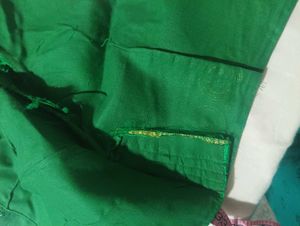 Green Paisley Saree &amp; Blouse Set