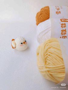 Crochet Bird Keychain