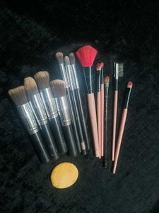 13 Makeup Brushes .