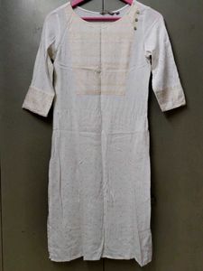 Elegant White Kurti