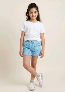 Buy 1 Get 1Floral Print Shorts Pant S Size