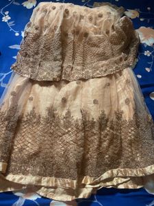 Elegant Peach Anarkali Dress