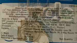Panasonic Vacuum Cleaner
