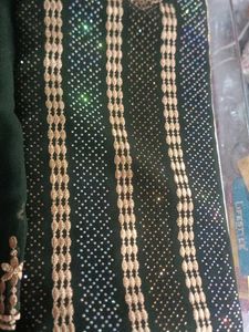 Elegant Dark Green Embellished Suit