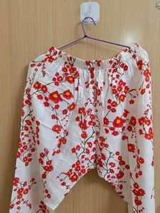 Floral Print straight pant