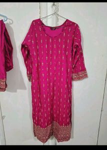Elegant Pink Kurta Set