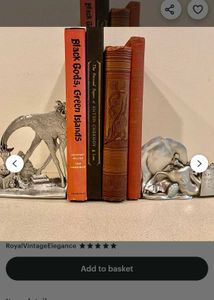 Vintage Animal Bookends