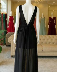 Sale🎊🎉Elegant Black Maxi Dress