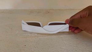 White Frame Sunglasses