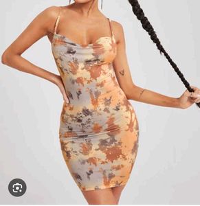 Tie-Dye Bodycon Dress