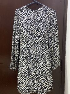 Zara Zebra Print Mini Dress