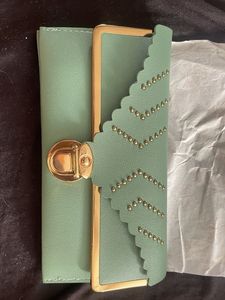 New Ruodan Emerald Green Clutch Bag Without Keycha