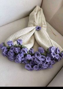 Crochet Rose Bouquet Blanket
