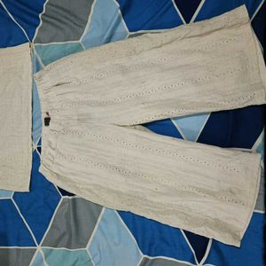 White Cotton Co-ord Set
