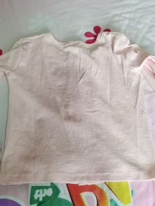Cute Baby Pinkinsh Peach Buttoned Crop Top