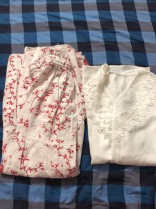 White Skirt And Top (shirt)