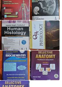 1st Year MBBS BOOKS