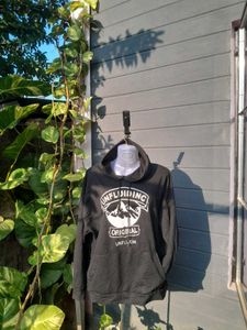 Black Graphic Hoodie