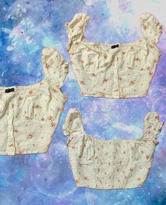 Apricot Colour Top𐙚