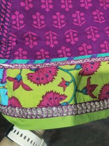 Biba Multicolored Anarkali Suit Set