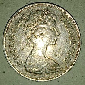 1969 British Ten New Pence Coin