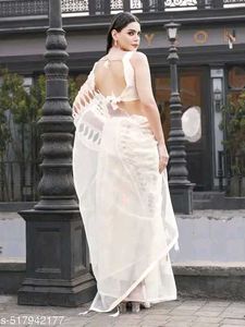 Bollywood White Saree 🤍