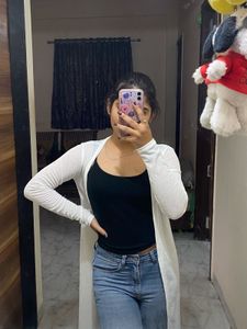 white long shrug