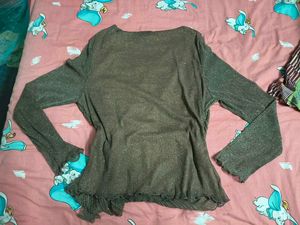Shimmery Mesh Top